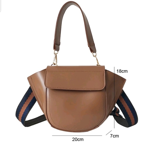 NEW REIMS Leather Shoulder Crossbody Wrist Purse - Picture 3 of 8